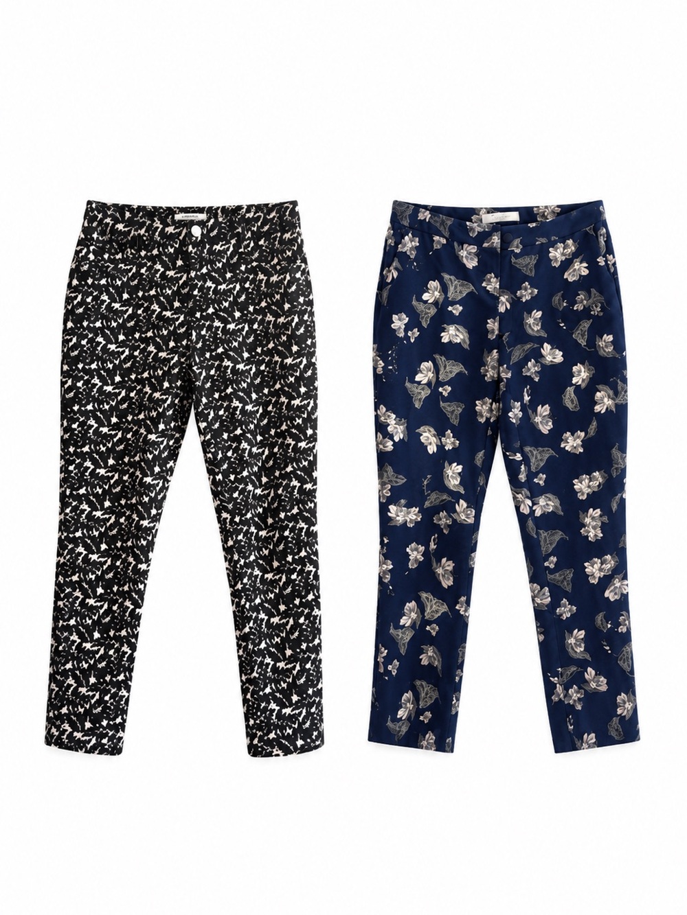2 Piece Bundle DKNY Dalia Floral Print Ankle Pants Jeans – Size 8 EUC